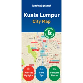 Lonely Planet Kuala Lumpur City Map 2 2nd Ed.