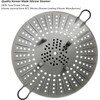  Silicone Steamer Basket 10' Size, Silicone Steamer Insert for