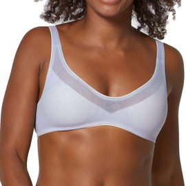 Sloggi Women's Oxygene Infinite Padded Bra (Oxygene Infinite) - Silver Shadow plain, size: XS