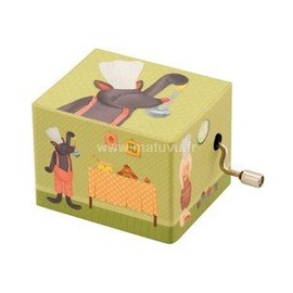 Moulin Roty (mu-ranrotexi) guranfami-yu Music Box (Green) mr632503
