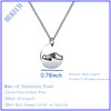 BEKECH ASL Necklace Friendship in Sign Language Charm Pendant Necklace