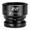Capri Tools 22 mm Stubby Impact Socket, 1/2 in. Drive,