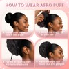SEGOHAIR Afro Puff Kinky Curly Drawstring Ponytail Extensions for Black