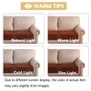 H.VERSAILTEX Velvet Stretch Couch Cushion Cover Plush Cushion Slipcover for