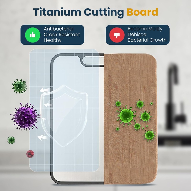 Fenvorix TitanCut – Premium Double-Sided Cutting Board for Kitchen (Food