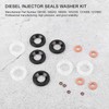 BOROCO Diesel Injector Gasket Washer Kit 1233683 198185 Fits Ford