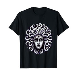 Medusa Horror Costume Snake Head Ancient Greek T-Shirt