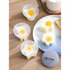 4Pcs Egg Poacher Cups, Egg Cooking Pods Mold Boiled Egg