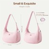 Mini Shoulder Bag Women Nylon Crescent Bag Underarm Shoulder Purse
