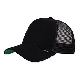 Djinns - Lazy Piquet Trucker Cap Mesh Cap Hat Cap Hat Caps, black