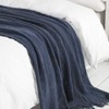 BOURINA Textured Solid Soft Sofa Throw Couch Cover Knitted Decorative