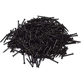 Design61 Cord Pins Nails 1.0 x 13 mm Iron Blued 50 g Approx. 500 Pieces