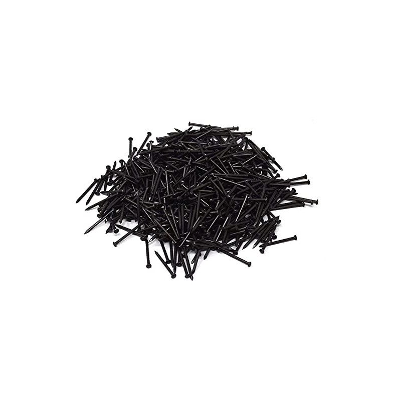 Design61 Cord Pins Nails 1.0 x 13 mm Iron Blued