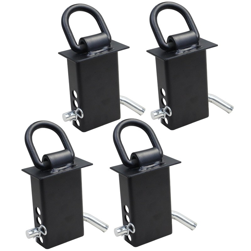 YHXCUIER Heavy Duty Adjustable Trailer Stake Pocket D Ring Load