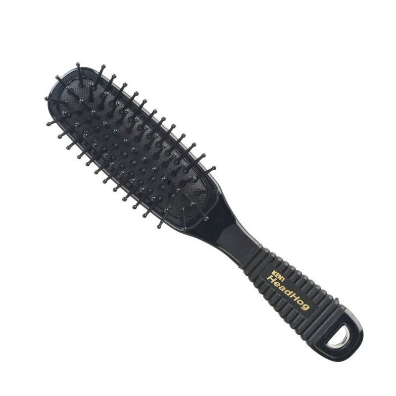Kent Mini Hog Hair Brush brown 1 piece