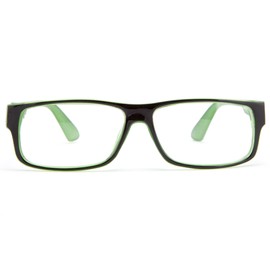 Newbee Fashion - "Kayden" Retro Unisex Plastic Fashion Clear Lens Glasses