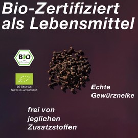 NeoOrganic® Organic Clove Oil (Syzygium Aromaticum) - Clove - Natural Pure Essential Organic Clove Oil from CO2 Extraction - Organic Aroma - 30 ml