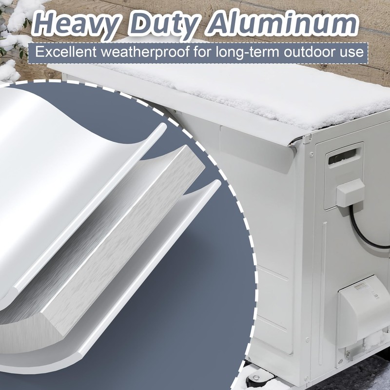 Flamorrow Air Conditioner Snow Guard for Outdoor Unit, 31.5" L