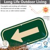 2 Pack Left Arrow Signs 12 x 6 Inches Arrow
