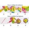 ED-Lumos 3Pcs Helium Balloons Giant Robots Reusable for Kids Children