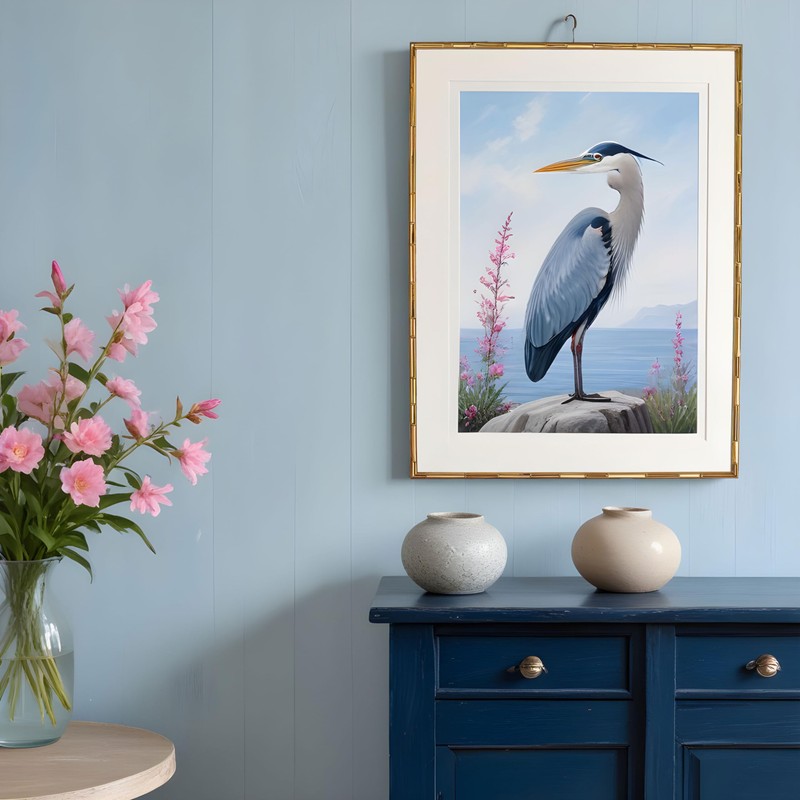 CountryArtHouse 14x21 Frame Gold Bamboo Solid Wood Picture Frame |