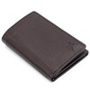 Juzar Tapal Collection RFID-Blocking Men’s Trifold Leather Wallet with Thumb