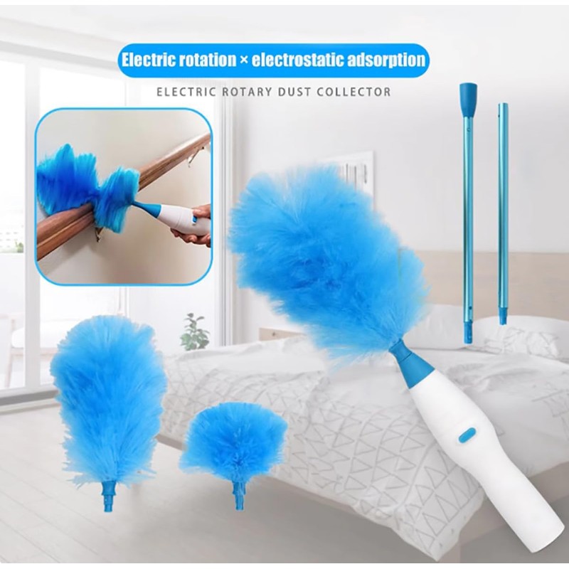 Rotated Electric Sofa Cleaning Duster, Household Brush, Dust Suction, Removable