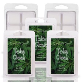 The Candle Daddy Toke Cloak - Weed Smoke Eliminator Wax Melt - 5 Packs -10 Ounces Total- 30 Cubes