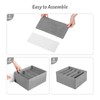 Coorganisers Jeans Drawer Organizer for Clothes 5 Compartments Storage Box