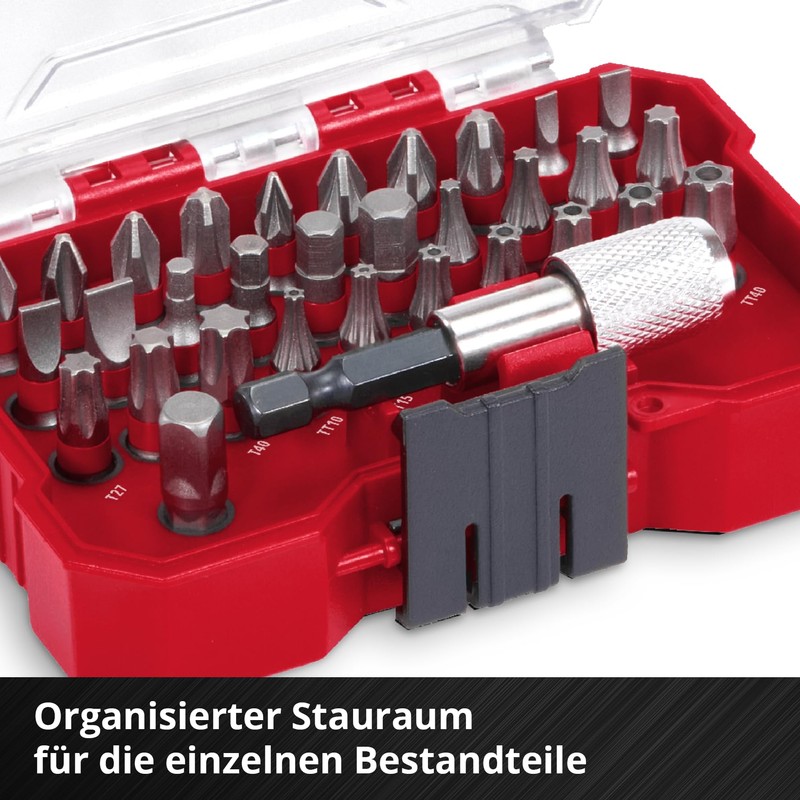 Original Einhell XS-CASE 32-Piece Bit Set (25 mm Bits, 60