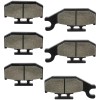 Caltric Brake Pads for John Deere Buck 500 650 Ex