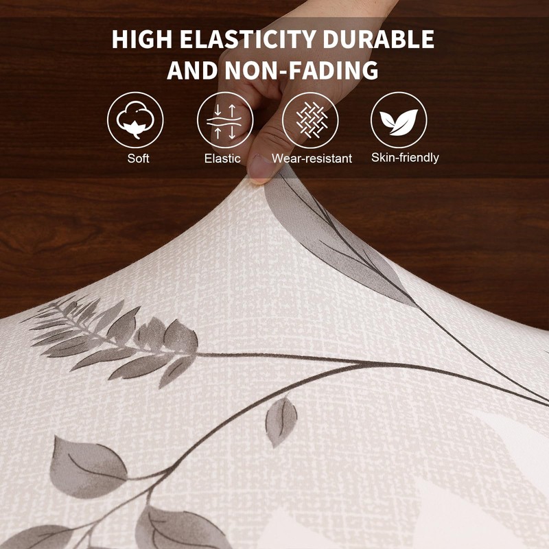 KRFOONN RV Dinette Cushion Covers Stretch Camper Cushions Cover Replacement