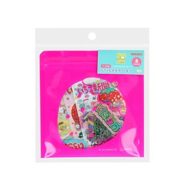 Sunstar Stationery Sanrio Characters Goods Seal, Case Included, Strawberry Newspaper, Pink S8573573
