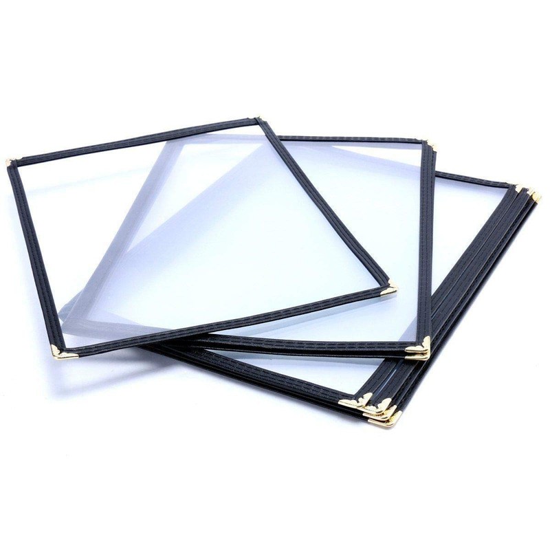 Gokoti 10 Pack Menu Covers - Single Page, 2 Views,