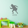 Vinyl Wall Decal Spy Detector Detective Silhouette Magnifier Stickers Mural