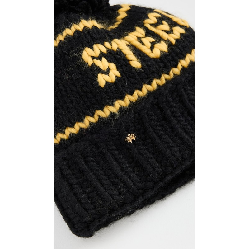 Lele Sadoughi Women's Steelers Beanie, Black, One Size