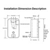 NSCMQSL Commercial Soap Dispenser Wall Mount Stainless Steel Soap Dispenser