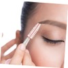 IWOWHERO 6pcs 2-in-1 Makeup Brush Set Eyebrow Eyelash Sponge Makeup