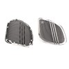 BRZOXIN Motorcycle Fairing Speaker Grills Cover for Harley Road Glide