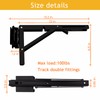 CHZHWFDC E Track Shelf Bracket - Durable Hinged Collapsible Table