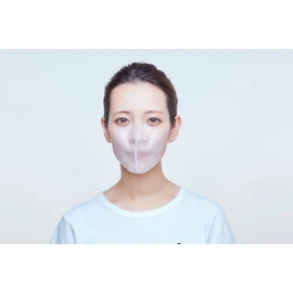 salone de mask(サロン・で・マスク) Non-woven Fabric Application Mask Type-A Transparent Type (Pack of 50)
