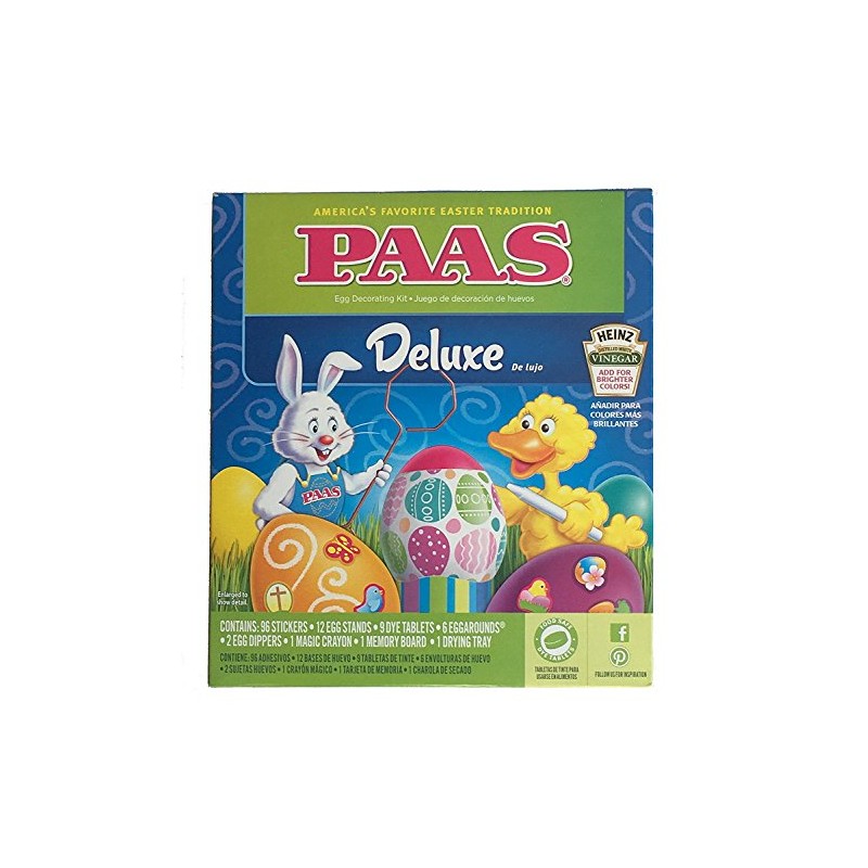 Paas Classic Egg Decorating Kit With 3 Bonus Neon Dye
