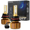 M-AUTO 9007 LED Headlight Bulbs, HB5 LED Light 6000LM Per