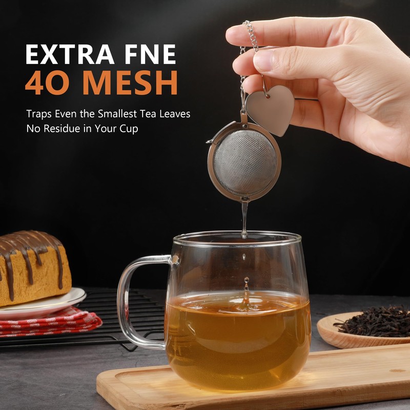 Tea Infuser for Loose Leaf Tea 2 Pack – 2"