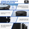 BINYUAN XL Ice Bath Tub for Athletes With Cover 99
