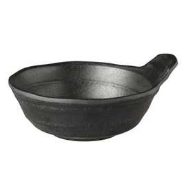Bowl ZEN Ø 11,5 cm, H: 4 cm, 200 ml melamine, black, stone look