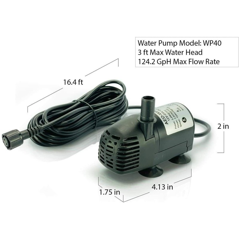 Solar AEO Solar Water Pump Kit: 12V DC Brushless 124GpH