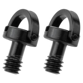 Dsjnf Ring Camera Screws Tripod Screw 1/4"-20 Stainless Steel Camera Mount Screw Quick Release Camera Screw D Ring Screw for Camera Tripod Monopod -2PCS