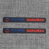2Pcs Allison Transmission Emblems Hood 3D Nameplate Badge Letter Compatible
