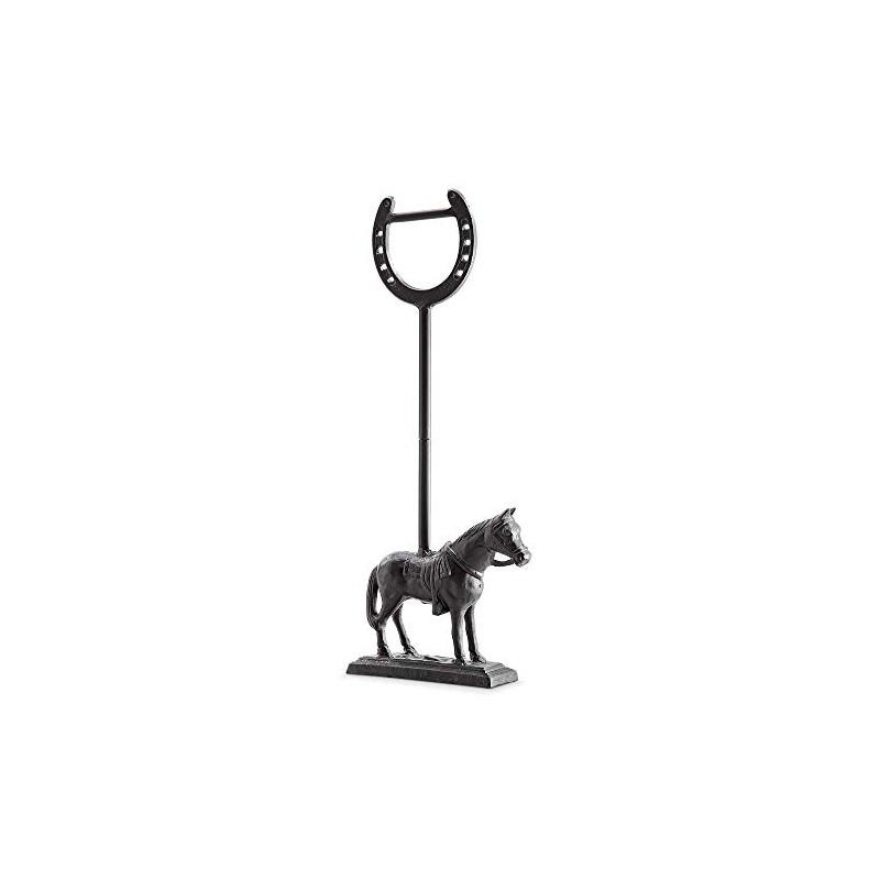 Horse and Horseshoe Doorstop